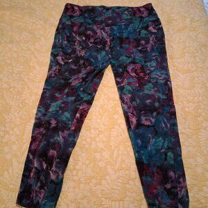 Women's Leggings, Terra & Sky brand, Size 1X, Blues and Purples